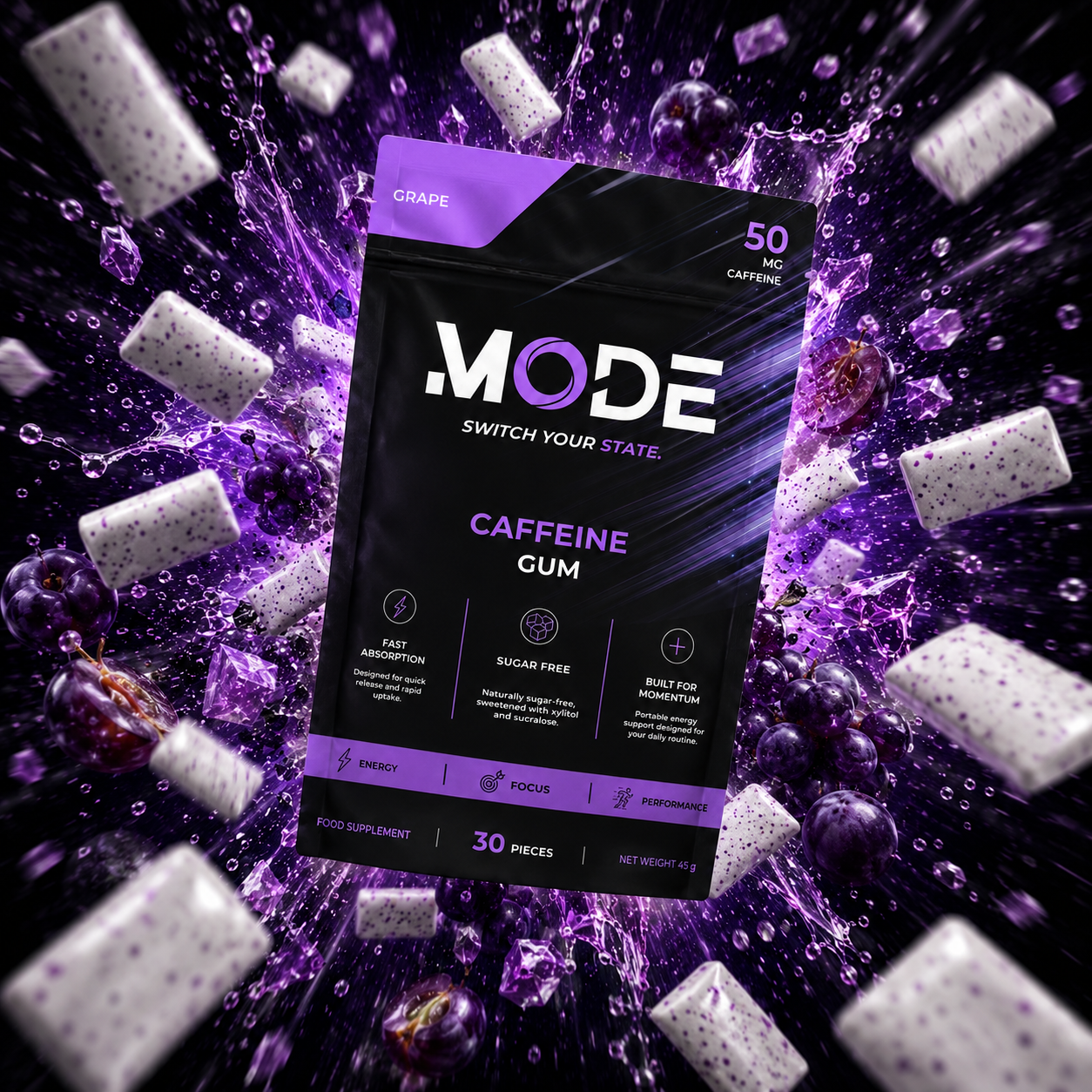 MODE Caffeine Gum